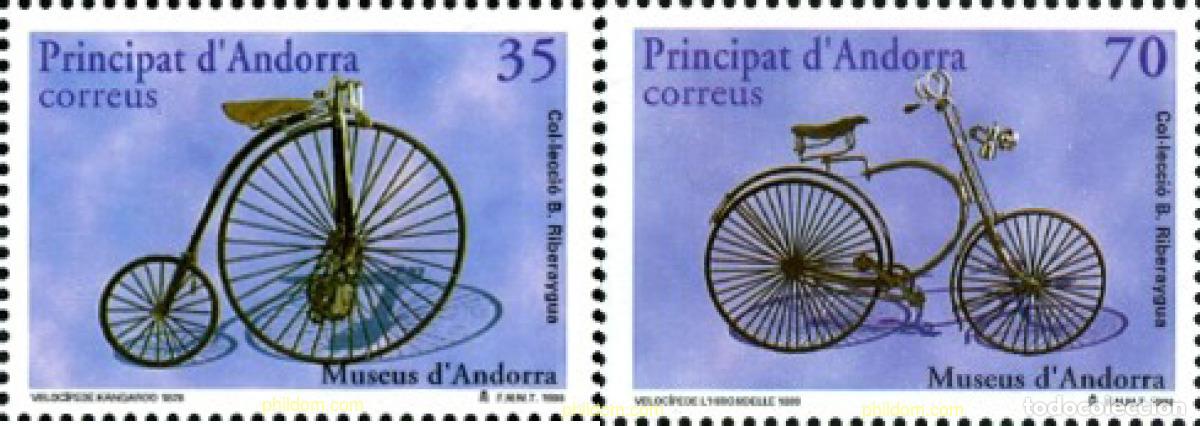 Sellos: 119504 MNH ANDORRA. Adm&oacute;n espa&ntilde;ola 1998 MUSEOS DE ANDORRA. COLECCION BONAVENTURA RIBERAYGUA
