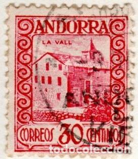 Sellos: Andorra Espa&ntilde;ola. 1935-43. Edifil 36. Usado