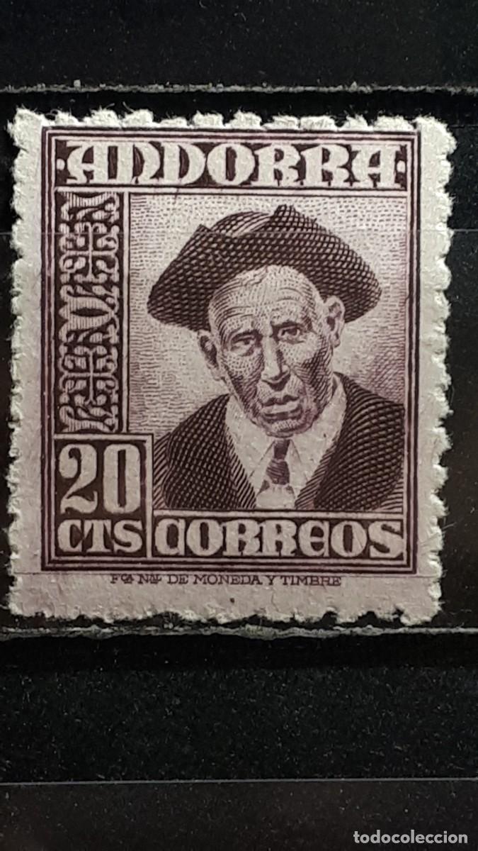 Sellos: ANDORRA. A&Ntilde;O 1948.** EDIFIL 48