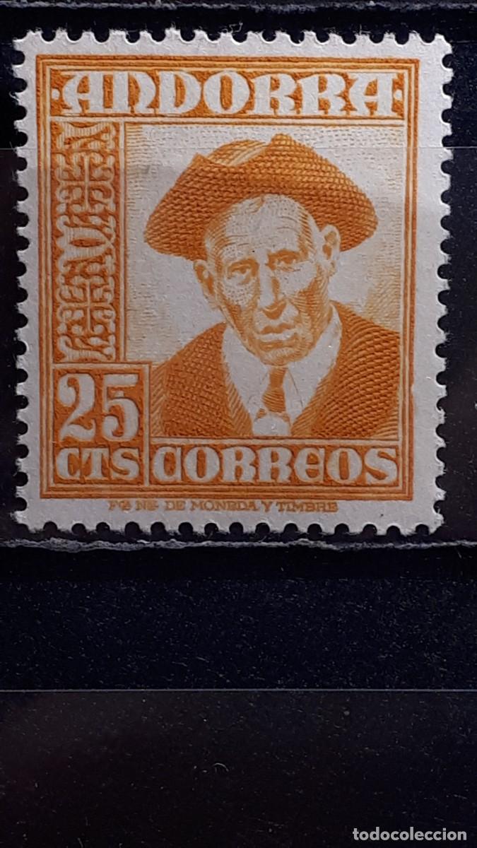 Sellos: ANDORRA. A&Ntilde;O 1948.** EDIFIL 49