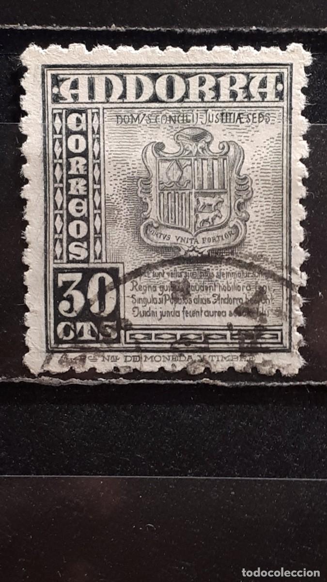 Sellos: ANDORRA. A&Ntilde;O 1948. &deg;. EDIFIL 50
