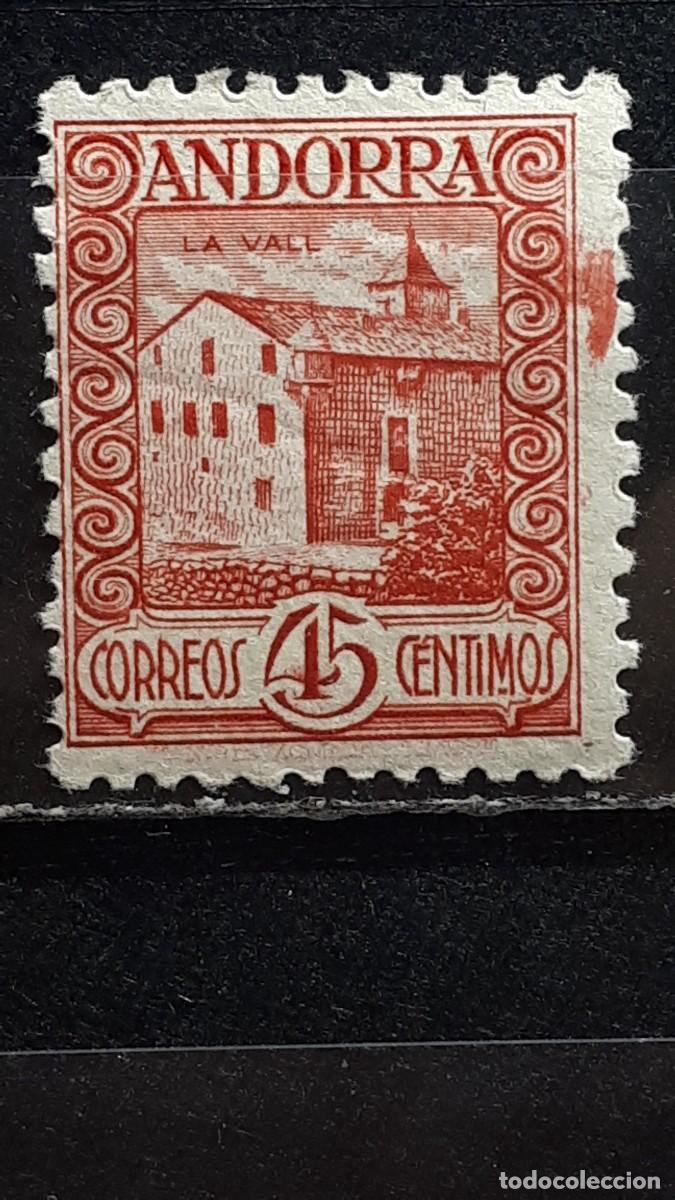 Sellos: ANDORRA. A&Ntilde;O 1935. **. EDIFIL 38