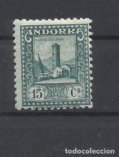 Sellos: ANDORRA 1935 EDIFIL 32 NUEVO* VALOR 2022 CATALOGO 5.50 EUROS