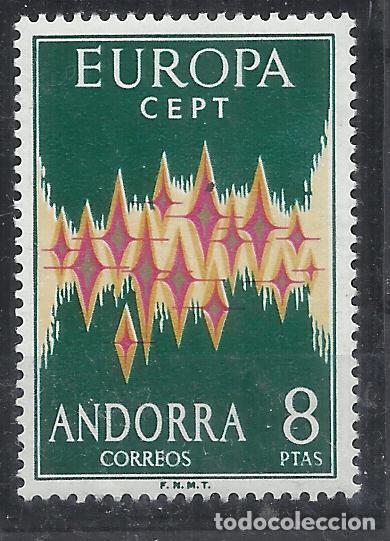 Sellos: ANDORRA 1972 europa EDIFIL 72 NUEVO** valor 2022 catalogo 30.- euros