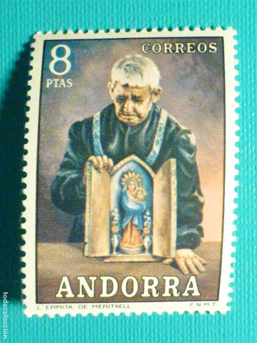 Sellos: Sello - Andorra Correo Espa&ntilde;ol - Edifil 83 - 8 Ptas - A&ntilde;o 1972 - Costumbres Populares - Nuevo
