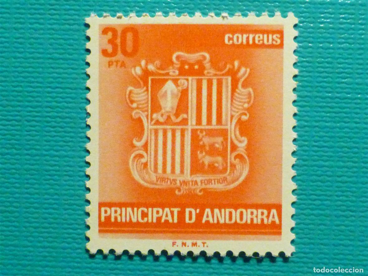 Sellos: Sello - Andorra Correo Espa&ntilde;ol - Edifil 154 - 30 PTA - A&ntilde;o 1982 - Serie B&aacute;sica - Nuevo