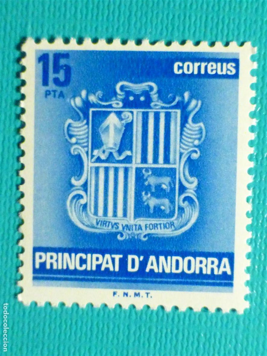 Sellos: Sello - Andorra Correo Espa&ntilde;ol - Edifil 152 - 15 PTA - A&ntilde;o 1982 - Serie B&aacute;sica - Nuevo