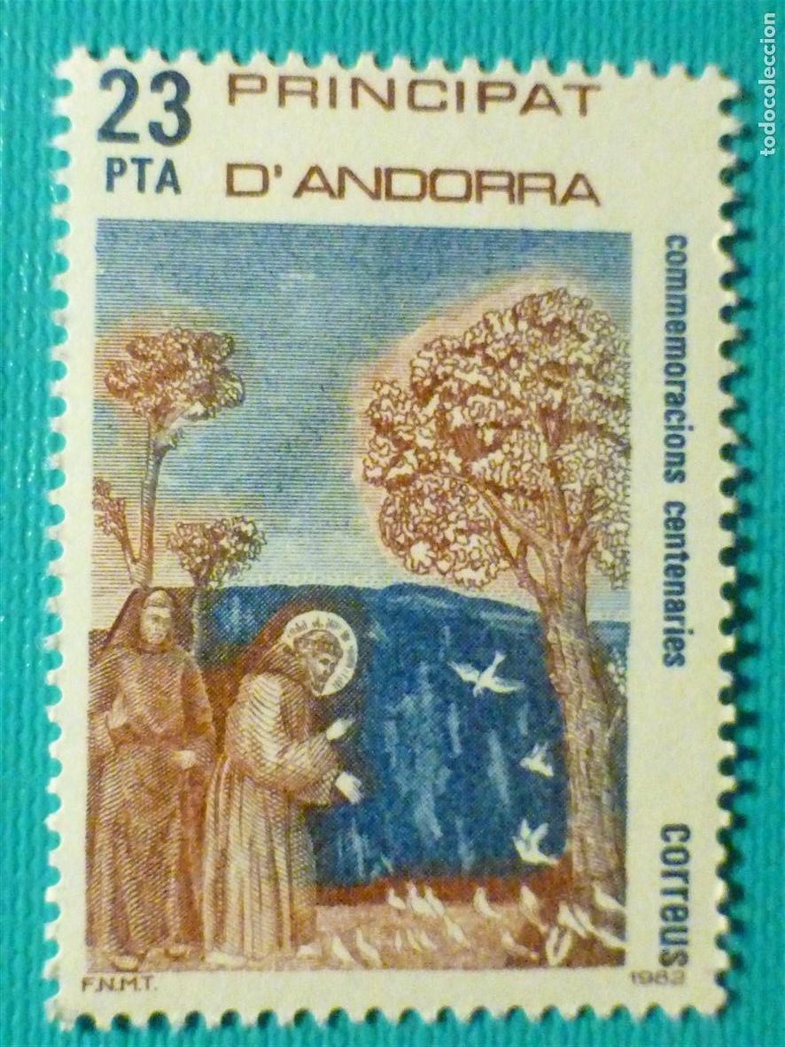 Sellos: Sello - Andorra Correo Espa&ntilde;ol - Edifil 164 - 23 PTA - A&ntilde;o 1982 - Conmemoraciones centenaria - Nuevo