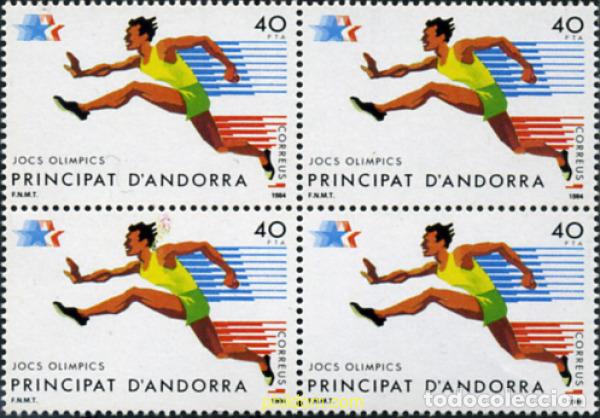 Sellos: 307768 MNH ANDORRA. Adm&oacute;n espa&ntilde;ola 1984 23 JUEGOS OLIMPICOS VERANO LOS ANGELES 1984