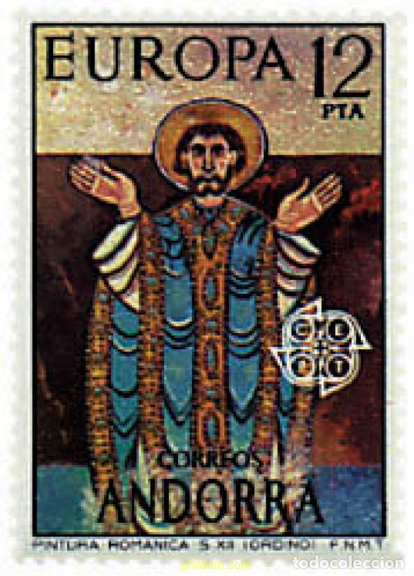 Sellos: 249480 MNH ANDORRA. Adm&oacute;n espa&ntilde;ola 1975 EUROPA CEPT. PINTURAS