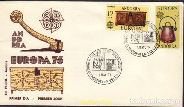 Sellos: 582886 MNH ANDORRA. Adm&oacute;n espa&ntilde;ola 1976 EUROPA CEPT 1976 - ARTESANIA
