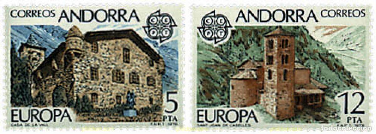 Sellos: 62324 MNH ANDORRA. Adm&oacute;n espa&ntilde;ola 1978 EUROPA CEPT. ARQUITECTURA