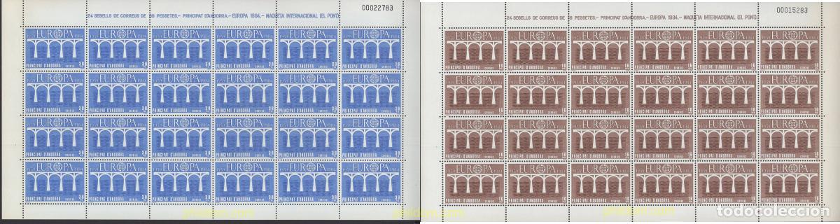 Sellos: 662521 MNH ANDORRA. Adm&oacute;n espa&ntilde;ola 1984 EUROPA CEPT. 25 ANIVERSARIO DE LA CEPT