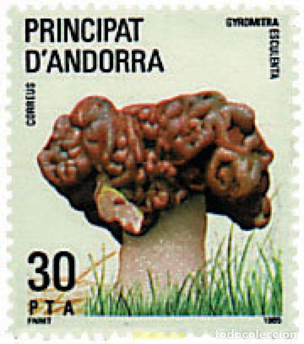 Sellos: 36243 MNH ANDORRA. Adm&oacute;n espa&ntilde;ola 1985 SETAS