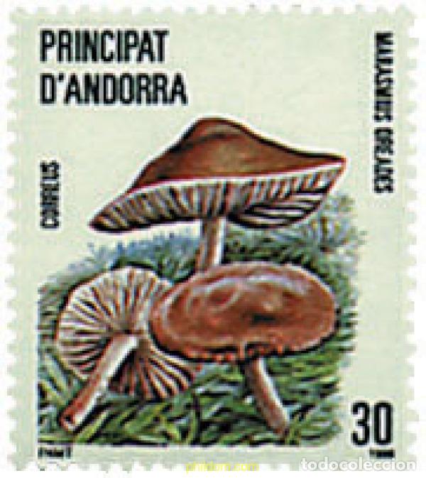 Sellos: 36244 MNH ANDORRA. Adm&oacute;n espa&ntilde;ola 1986 SETAS