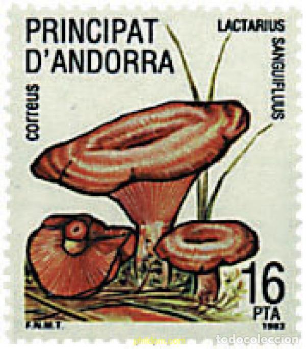 Sellos: 46164 MNH ANDORRA. Adm&oacute;n espa&ntilde;ola 1983 SETAS