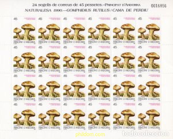 Sellos: 683452 MNH ANDORRA. Adm&oacute;n espa&ntilde;ola 1990 SETAS