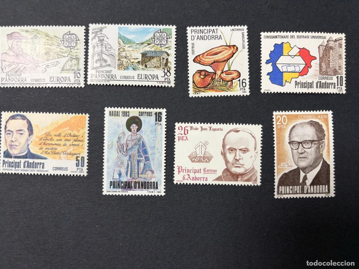 Sellos: ANDORRA A&Ntilde;O 1983 COMPLETO. EDIFIL 168/173. NUEVOS. SIN FIJASELLOS