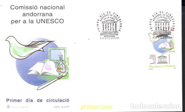 Sellos: 398798 MNH ANDORRA. Adm&oacute;n espa&ntilde;ola 1997 COMISION NACIONAL ANDORRANA DE LA UNESCO
