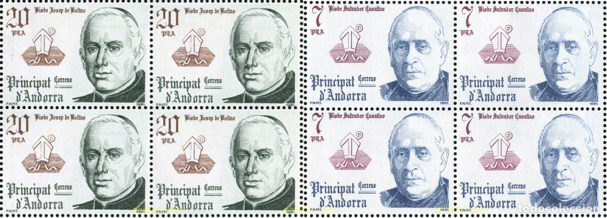 Briefmarken: 307683 MNH ANDORRA. Adm&oacute;n espa&ntilde;ola 1981 CO-PRINCIPES EPISCOPALES DEL PRINCIPADO DE ANDORRA
