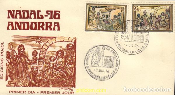Briefmarken: 404572 MNH ANDORRA. Adm&oacute;n espa&ntilde;ola 1976 NAVIDAD