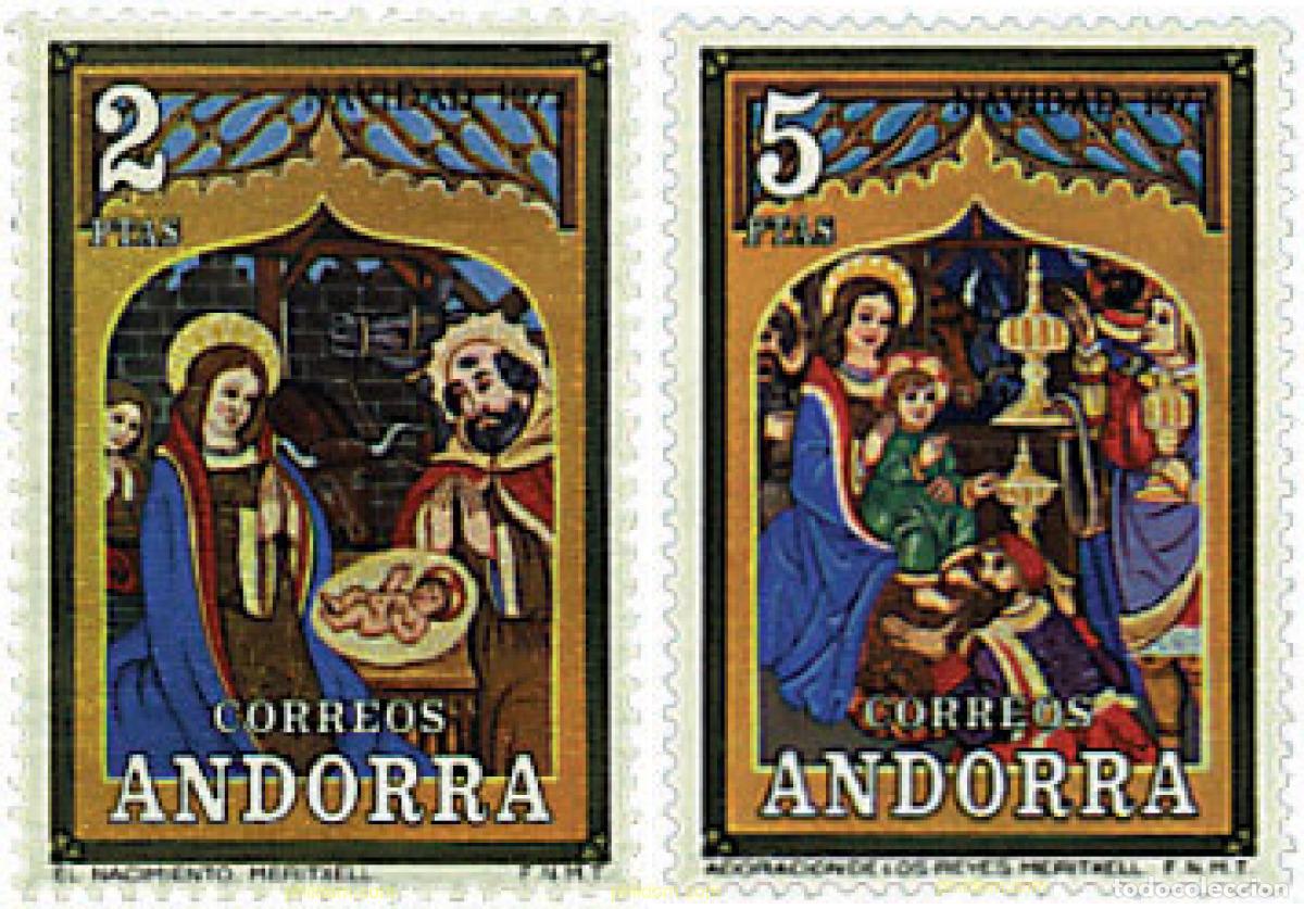Briefmarken: 46138 MNH ANDORRA. Adm&oacute;n espa&ntilde;ola 1973 NAVIDAD
