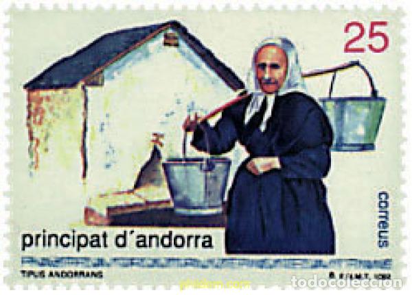 Timbres: 46189 MNH ANDORRA. Adm&oacute;n espa&ntilde;ola 1992 MUJERES ANDORRANAS