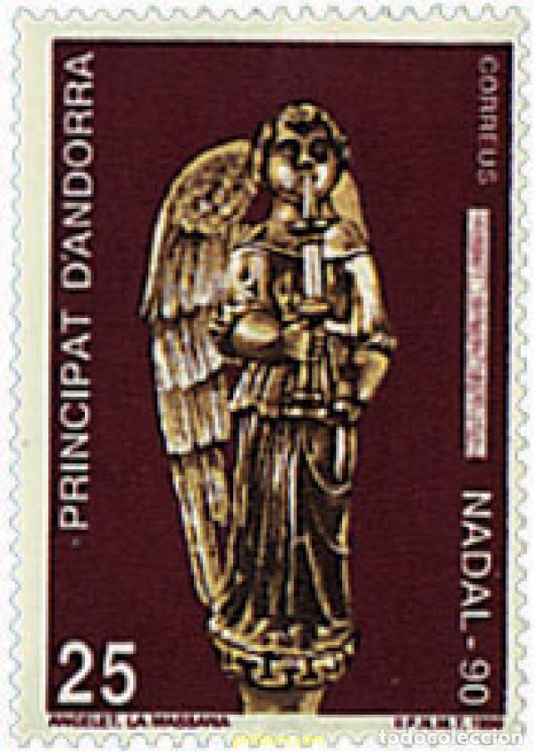 Timbres: 46186 MNH ANDORRA. Adm&oacute;n espa&ntilde;ola 1990 NAVIDAD