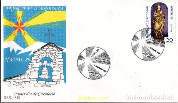 Timbres: 404588 MNH ANDORRA. Adm&oacute;n espa&ntilde;ola 1989 NAVIDAD