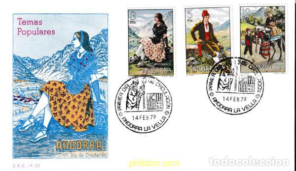 Timbres: 404568 MNH ANDORRA. Adm&oacute;n espa&ntilde;ola 1979 COSTUMBRES TRADICIONALES