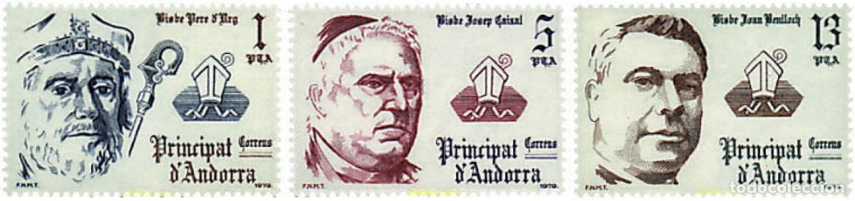 Timbres: 46153 MNH ANDORRA. Adm&oacute;n espa&ntilde;ola 1979 CO-PRINCIPES EPISCOPALES DE ANDORRA