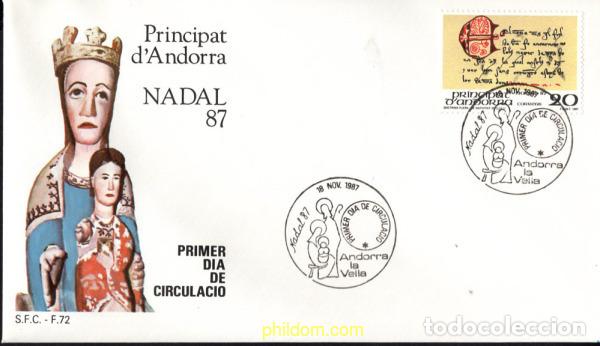 Timbres: 404595 MNH ANDORRA. Adm&oacute;n espa&ntilde;ola 1987 NAVIDAD