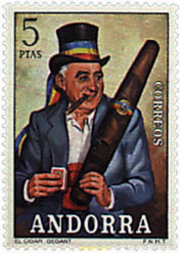 Sellos: 327316 MNH ANDORRA. Adm&oacute;n espa&ntilde;ola 1972 COSTUMBRES POPULARES