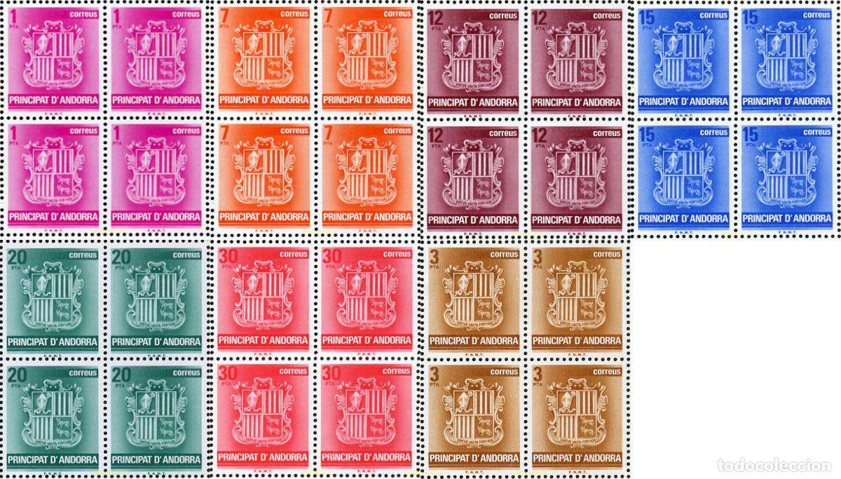 Sellos: 307684 MNH ANDORRA. Adm&oacute;n espa&ntilde;ola 1982 ESCUDO DE ANDORRA
