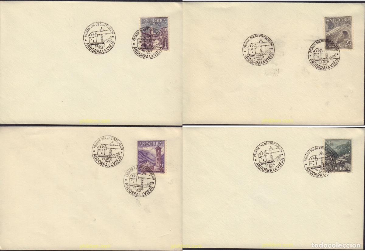 Sellos: 582081 MNH ANDORRA. Adm&oacute;n espa&ntilde;ola 1963 PAISAJE