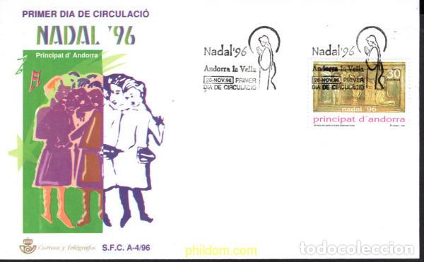 Sellos: 406673 MNH ANDORRA. Adm&oacute;n espa&ntilde;ola 1996 NAVIDAD