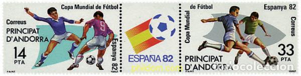 Sellos: 111269 MNH ANDORRA. Adm&oacute;n espa&ntilde;ola 1982 COPA DEL MUNDO DE FUTBOL. ESPA&Ntilde;A-82