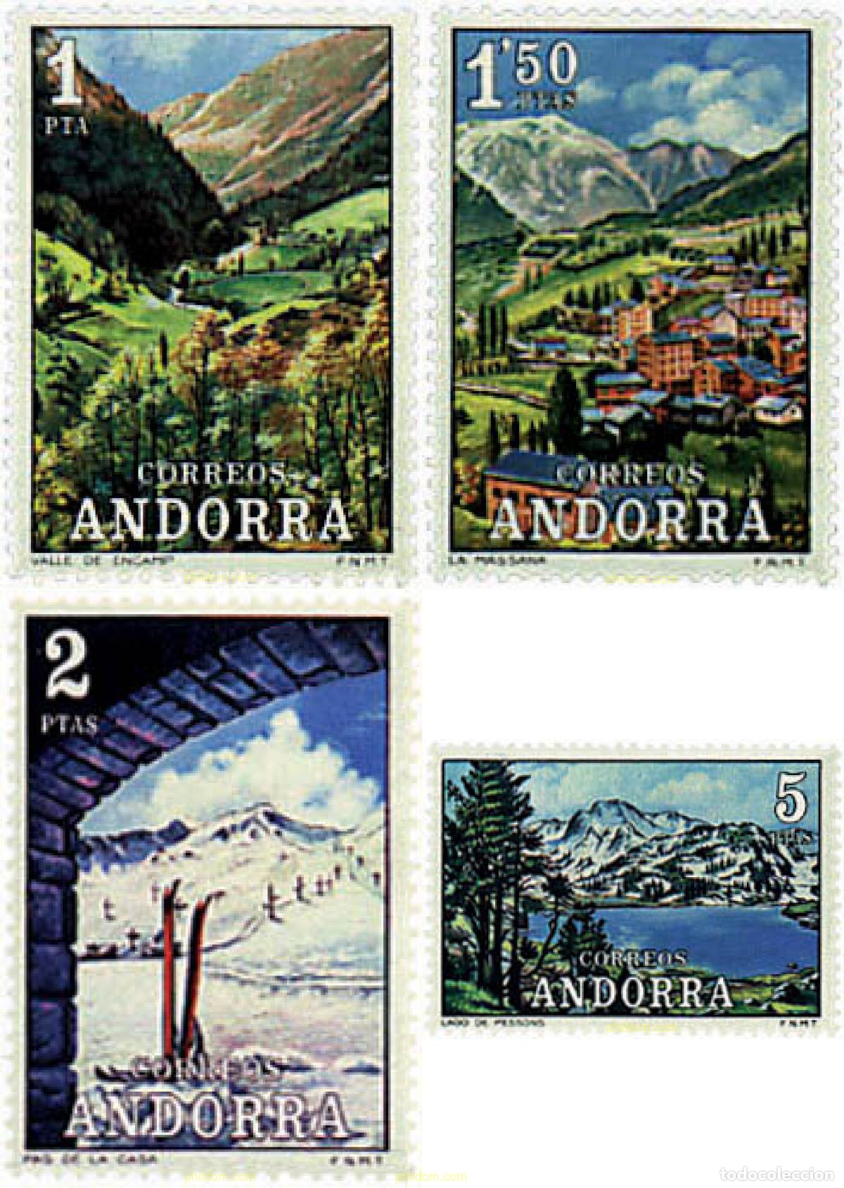 Sellos: 65240 MNH ANDORRA. Adm&oacute;n espa&ntilde;ola 1972 TURISMO