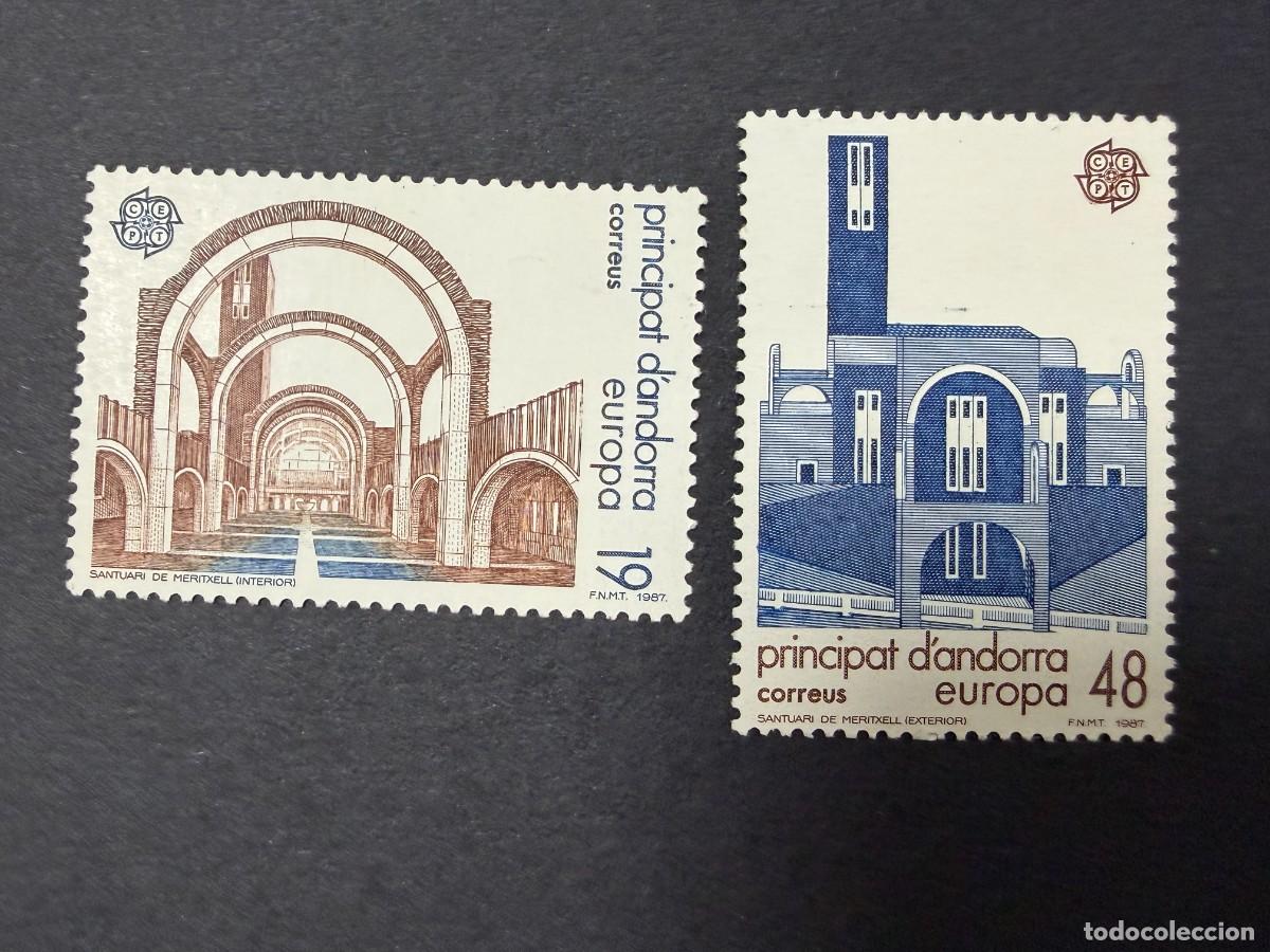 Sellos: ANDORRA ESPA&Ntilde;OLA, 1987. EDIFIL 196/197. EUROPA CEPT. SERIE COMPLETA. NUEVO. SIN FIJASELLOS.