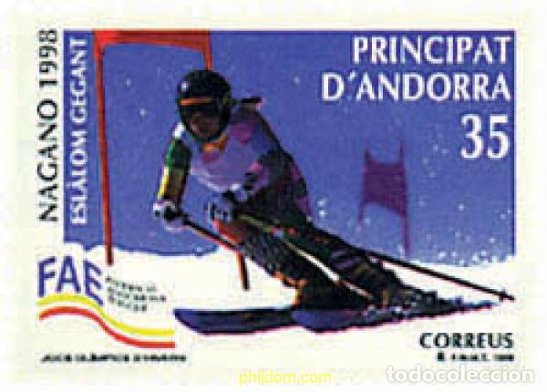 Sellos: 70554 MNH ANDORRA. Adm&oacute;n espa&ntilde;ola 1998 18 JUEGOS OLIMPICOS DE INVIERNO NAGANO 1998