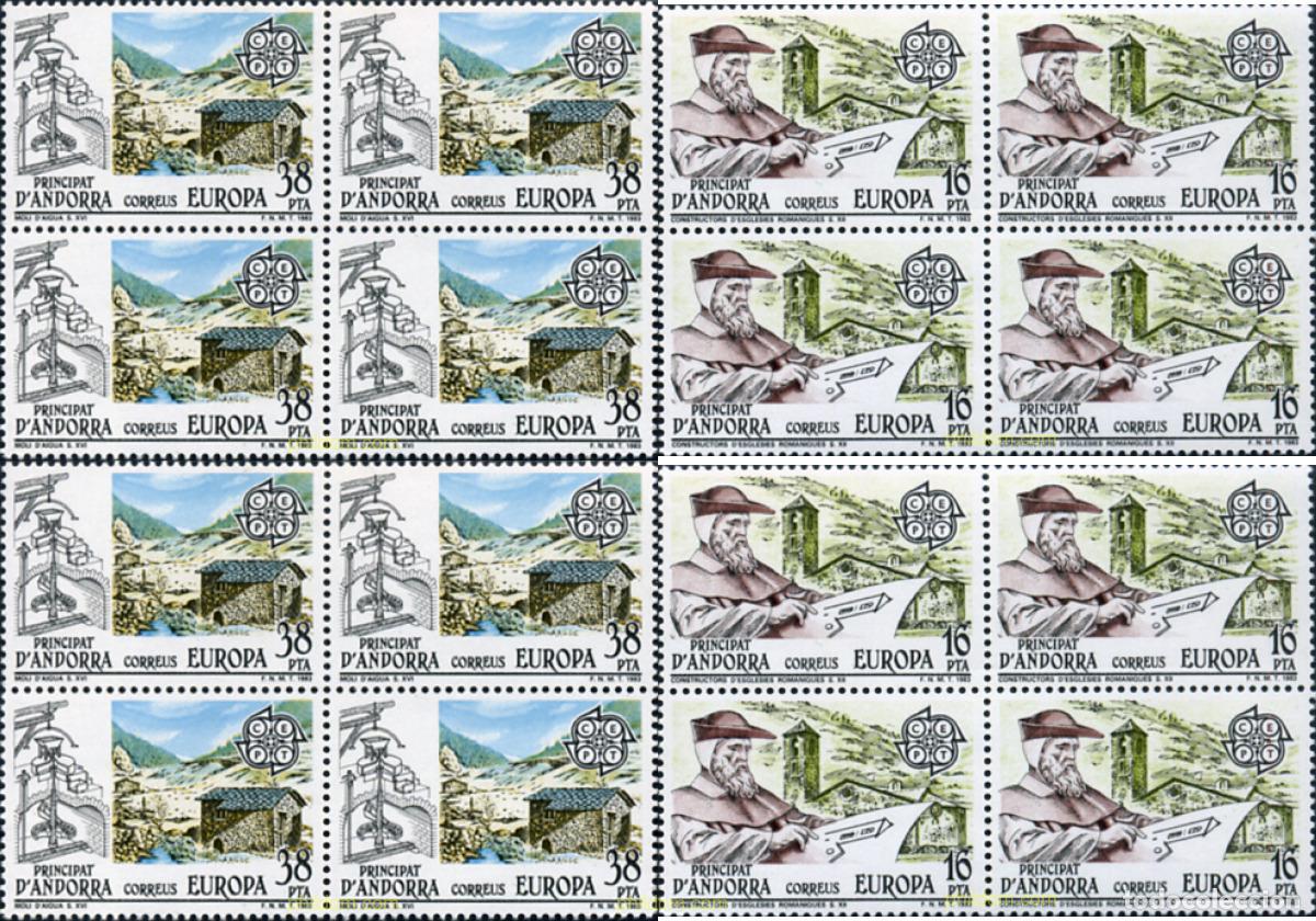 Sellos: 307689 MNH ANDORRA. Adm&oacute;n espa&ntilde;ola 1983 EUROPA CEPT. GRANDES OBRAS DE LA HUMANIDAD
