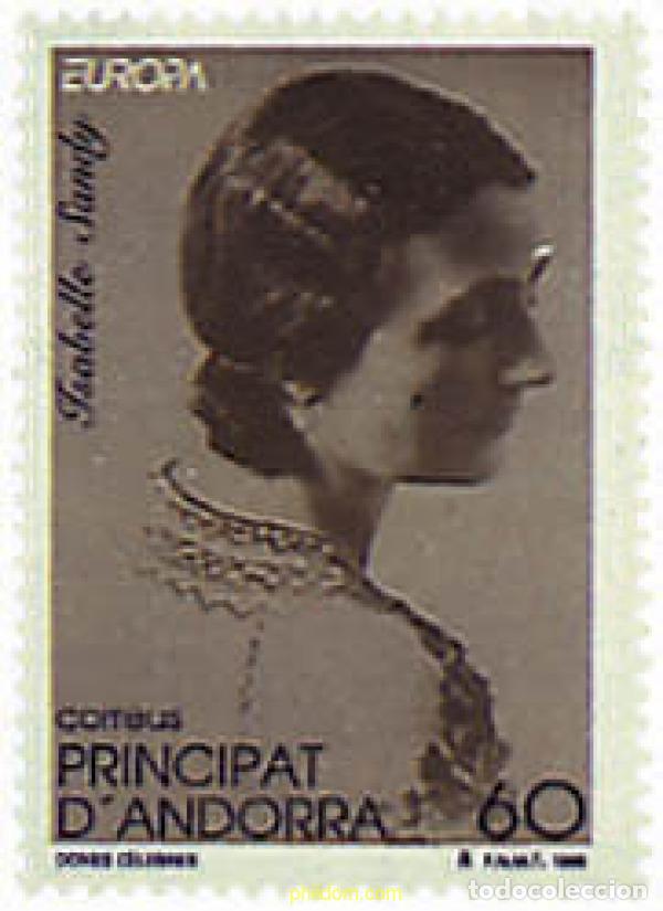 Sellos: 62985 MNH ANDORRA. Adm&oacute;n espa&ntilde;ola 1996 EUROPA CEPT. MUJERES CELEBRES