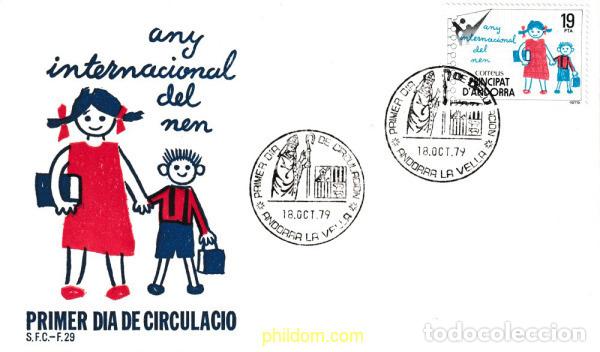 Timbres: 404567 MNH ANDORRA. Adm&oacute;n espa&ntilde;ola 1979 A&Ntilde;O INTERNACIONAL DEL NI&Ntilde;O