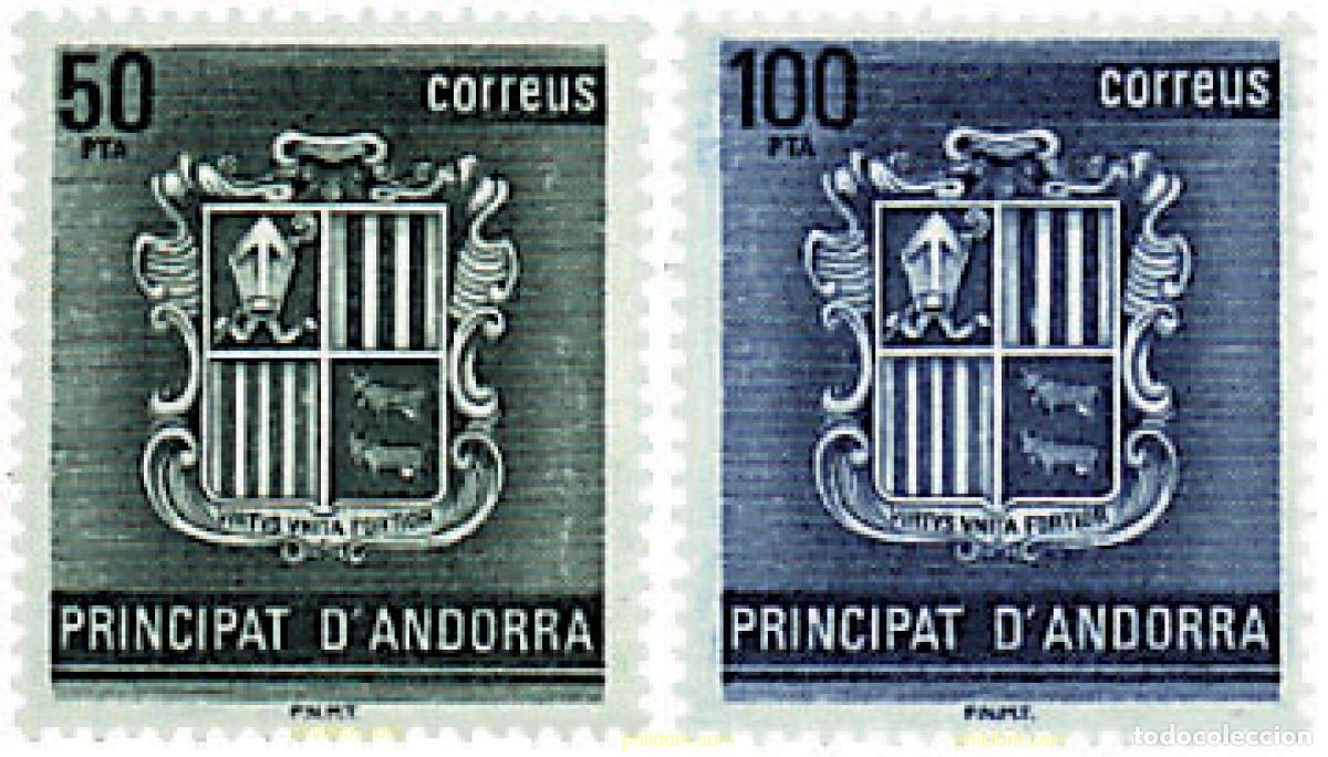 Sellos: 46161 MNH ANDORRA. Adm&oacute;n espa&ntilde;ola 1982 ESCUDO DE ANDORRA