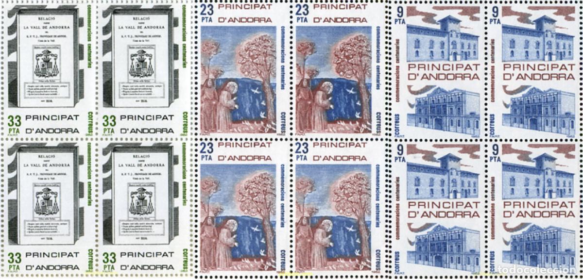 Sellos: 307687 MNH ANDORRA. Adm&oacute;n espa&ntilde;ola 1982 COMMEMORACIONES DIVERSAS