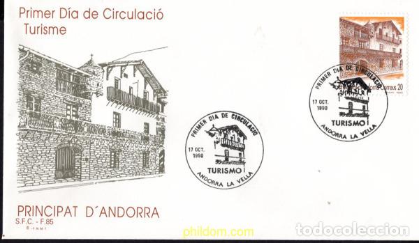 Sellos: 404587 MNH ANDORRA. Adm&oacute;n espa&ntilde;ola 1990 TURISMO