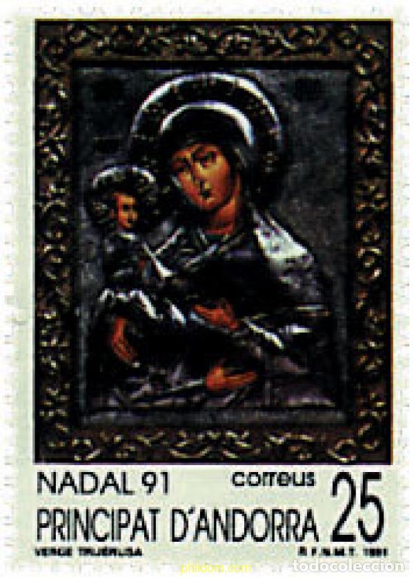 Selos: 46188 MNH ANDORRA. Adm&oacute;n espa&ntilde;ola 1991 NAVIDAD