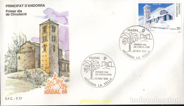 Selos: 404591 MNH ANDORRA. Adm&oacute;n espa&ntilde;ola 1988 NAVIDAD