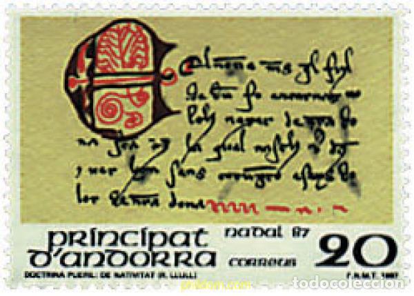 Selos: 46177 MNH ANDORRA. Adm&oacute;n espa&ntilde;ola 1987 NAVIDAD