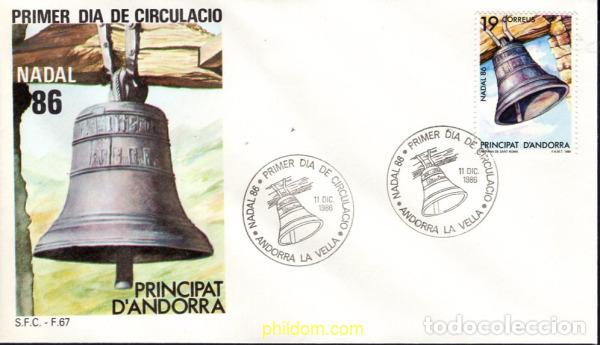 Selos: 404597 MNH ANDORRA. Adm&oacute;n espa&ntilde;ola 1986 NAVIDAD